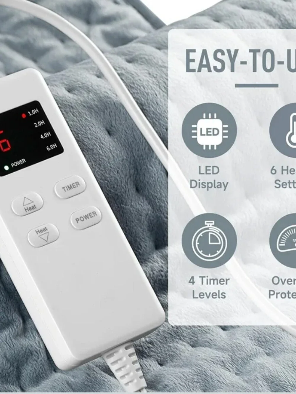 KOT Heating Pad for Back Pain Relief & Cramps, Heating Pads with Auto Shut Off